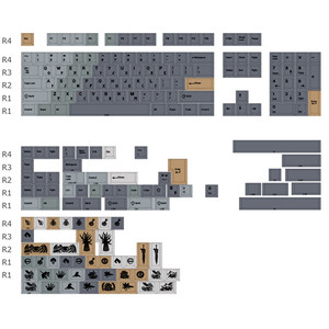 Mifuny Elden <strong>Fading</strong> Keycaps PBT Cherry Profile Five Side Dye Sublimation 193 Keys for MX Switch 68/104/108 Mechanical <strong>Keyboard</strong> - Product Image 3