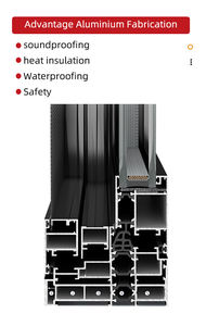 Profili in Lega di Alluminio Personalizzati per Porte e Finestre con Rivestimento a Polvere Serie 6000 per Uso Interno - Product Image 3