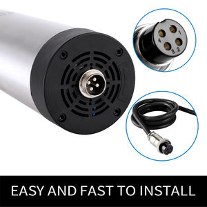 Moteur de broche CNC refroidi par air Zhong Hua Jiang ER20 3KW 4 roulements 220V/380V avec kit VFD pour machine de gravure CNC - Product Image 2