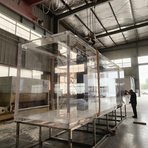 Su misura moderna a buon mercato grande acquario acquario acquario acrilico acquario acquario decorativo acquario acquario - Product Image 3