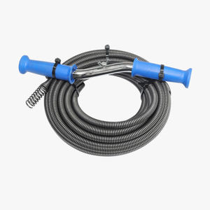 Outil de nettoyage de canalisations à ressort, vente en gros pour éviers de cuisine domestiques, nettoyeur d'égouts, outils manuels de type spirale - Product Image 3