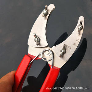 Sécateur à double lame Black Rose en acier inoxydable, outil de taille manuel pour arbres fruitiers, manche rouge - Product Image 5