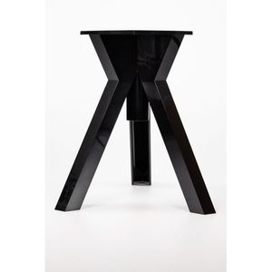 Modello Ometto OMBAN120-1 120 cm di Base del tavolo in policarbonato nero Design mobili per la casa - Product Image 6