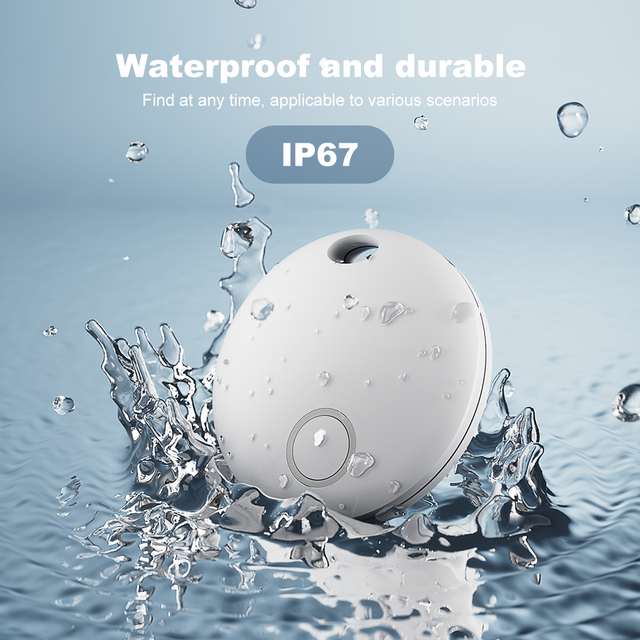 Compact Waterproof GPS Tracker Lightweight Anti-Lost Device with Mobile APP