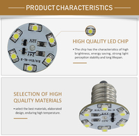 Lámpara LED SMD3528 de Plástico para Parques de Atracciones, E10/E14, AC 24V, Impermeable, Luz Blanca Fría, 28MM, Luces Puntuales IP44, Controlador DMX