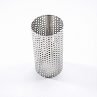Tube filtrant perforé en acier inoxydable 304 ASTM A269 ±0,1 mm de précision pour la filtration industrielle