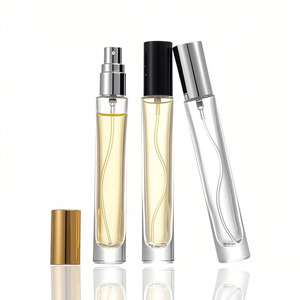 Lujo 10ml pequeña botella de Perfume de vidrio redondo transparente fragancia vacía <span class=keywords><strong>atomizador</strong></span> de niebla fina con embalaje de cartón de boca de tornillo - Product Image 3