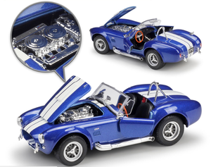 WELLY 1:24 1965 <span class=keywords><strong>Cobra</strong></span> 427 S-C simulazione pressofuso in lega modello di auto classica collezione di auto decorazione modello di auto mentale - Product Image 3
