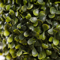 Plante décorative en herbe artificielle personnalisable de 45 cm, style Milan, résistante aux UV, écologique, durable, légère et résistante à l'eau