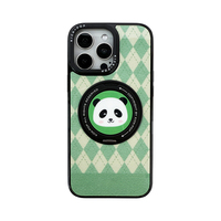 Étui de téléphone portable personnalisé avec logo de luxe, en PC rigide antichoc, dessin animé, pour 12-16 Pro Max avec poignée de téléphone