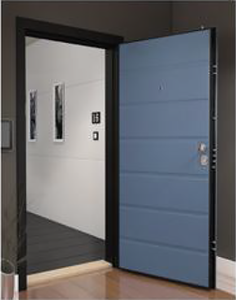 TECHTOP Portes Acier Haute Performance Antirouille Ignifuge pour Espaces Résidentiels Commerciaux <span class=keywords><strong>Serrure</strong></span> Sécurisée Insonorisée - Product Image 1