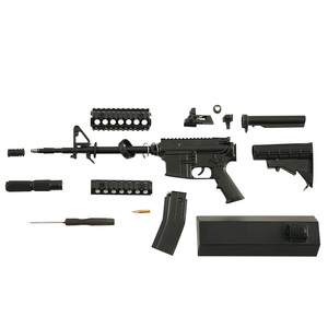 Modèle de pistolet d'assemblage M4A1 Ar15 Ar18 Noir 1:3 Modèle de pistolet en métal Pistolet de sécurité Jouet miniature - Product Image 6