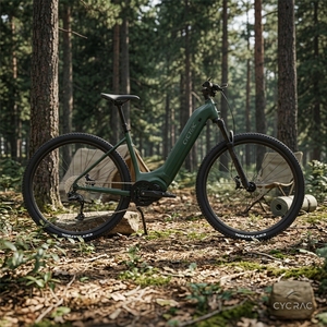 Vélo de montagne électrique CYCTRAC EC2 avec batterie au lithium, moteur central <span class=keywords><strong>SHIMANO</strong></span>, frein à disque 9 vitesses, 45 km/h, vélo de ville sport - Product Image 5