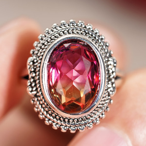 Anello Vintage Sunset Glow per Donne, Gioiello da Dito Elegante e alla Moda - Product Image 5