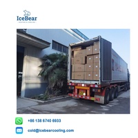 Icebear 8HP compresseurs de refroidissement d'air de système de réfrigération en boîte à grande échelle pour unités de condensation automatiques R410A de camion de nourriture
