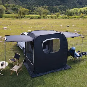 חיצוני SUV רכב אחורי הארכת אוהל רכב צד מוקפץ קמפינג אוהל עם חופה קמפינג נגד יתושים שמשיה מקלטי אוהלים