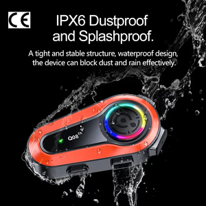 <span class=keywords><strong>Intercom</strong></span> <span class=keywords><strong>Moto</strong></span> Bluetooth Q08 Léger pour Deux Personnes - Production Usine - Product Image 4