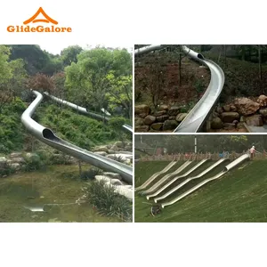 Stainless Steel Slides Giants Custom Spirals Playground Slide For Children Kids And Adult Amusement Park Commercial