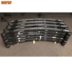 Remorque camion Bogie ressort Suspension <span class=keywords><strong>essieu</strong></span> Super 25T 30T 35T utilisation 17 pièces 19 pièces lames ressort pour L1 HJ Hos Type Bogie - Product Image 5