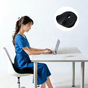 Cojín <span class=keywords><strong>de</strong></span> Asiento Yue Rise Transpirable, Ecológico, Duradero, con Diseño Hueco, Espuma Viscoelástica Antideslizante para Conducir y Oficina - Product Image 5