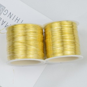 Copper <b>Wire</b> 100m Gold Plated For Jewelry Making Beading DIY <b>Crafting</b> <b>Wire</b> Winding Shaping Floral Design - Product Image 3