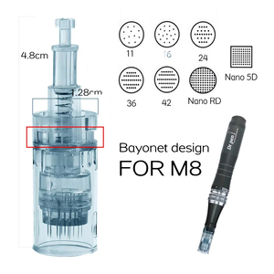 Stylo de Microneedling <span class=keywords><strong>Dr</strong></span> <span class=keywords><strong>Pen</strong></span> M8 avec Cartouches d'Aiguilles <span class=keywords><strong>Nano</strong></span> en Acier Inoxydable pour Maquillage Permanent et Application des Sourcils - Product Image 4