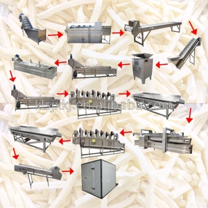 KLS profesyonel patates cipsi fransız kızartma hattı aperatif hattı otomatik işleme makineleri entegre yıkama soyma kesme kurutma - Product Image 2