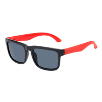 Enfants lunettes de soleil enfant garçon fille lunettes de soleil en plastique pas cher promotion mignon mode amusant flex bébé rond coeur lunettes de soleil