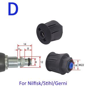 Connecteur m22/14 adaptateur de tuyau de pistolet à eau haute pression <span class=keywords><strong>pour</strong></span> nettoyeur haute pression <span class=keywords><strong>karcher</strong></span> série K <span class=keywords><strong>k2</strong></span> k3 k5 k7 - Product Image 5