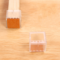 Couvre-pieds de meubles transparents en feutre autocollants, couvre-pieds de table, glisseurs et patins pour sols en bois, coussinets ronds pour pieds de chaise, largeur 16-40 mm