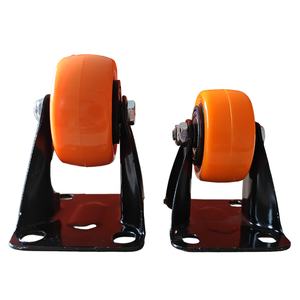 2025 Kleines Gummi-Universal rad 1,5 Zoll 2 Zoll 2,5 Zoll verschleiß feste Rolle für Flight case/Trolley - Product Image 2