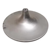Pieds de table à thé en acier inoxydable sur mesure, couvercle conique en métal filé, tube robuste, usine OEM