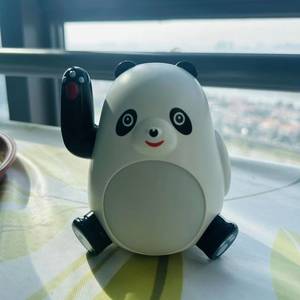 Mini luz LED de noche portátil moderna, fábrica personalizada, recargable, que atrae la riqueza, Panda, emisión blanca cálida para el hogar, ABS - Product Image 5