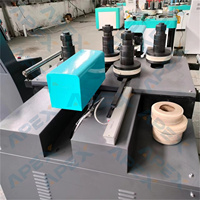 Machine de pliage à rouleaux CNC à quatre axes 20T avec double entraînement servo |   Plieuse de profil automatique de haute précision