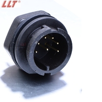 Connecteur de panneau LED pour éclairage public extérieur, étanche IP68, 2, 3, 4, 5, 6 broches, type M22, 7 broches LLT
