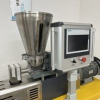 Extrudeuse à double vis co-rotative pour CaCo3/carbonate de calcium, masterbatch de filtre, machine à commande PLC