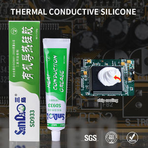 Silicone thermiquement conducteur SD933 150g, silicone blanc, adhésif thermique pour la construction électronique et les applications de transport - Product Image 2