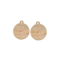 NFC Holz-Smartcard 1K Chip RFID 13,56MHz Umweltfreundliche Visitenkarte Hotel Aufzug Gemeinschaftsmitgliedschaft Zugangskarte Bedruckte Karte