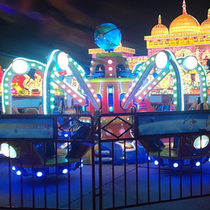 Mini UFO coloré, parc d'attractions pour enfants, vol sur les planètes, attraction - Product Image 5