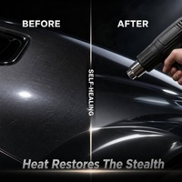 Film de protection de voiture en TPU chromé tungstène 1,52*15m 7,5mil, effet miroir discret, anti-jaunissement, brillant, pour wrapping et décoration automobile