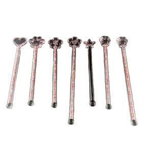 Juego de servicio de bebidas de cristal Rosa personalizado para bares, cafés, familias, fiestas, bodas, para mezcladores de bebidas de té y café - Product Image 1