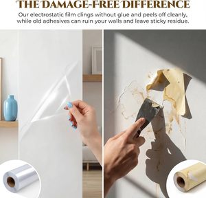 OEM Static Cling Protective <b>Film</b> Manufacturer,Electrostatic Adhesive-Free Surface Protection <b>Film</b>,Appliance&Furniture Protection - Product Image 3