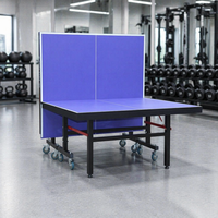Table de ping-pong pliable de qualité professionnelle, écologique et durable pour l'intérieur
