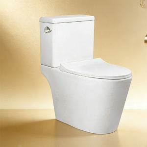 Inodoro Moderno de Lujo con Tapa de Cierre Lento y Descarga de Aguas Residuales para Tuberías <span class=keywords><strong>Grandes</strong></span>, a Buen Precio y con Precio de Fábrica - Product Image 1