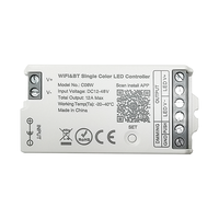 Gradateur LED intelligent Laimi Tuya WiFi RF 1CH Push Dim pour bande LED PWM DC 12-48V