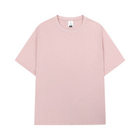 Nouvelle collection d'été des fabricants de vêtements personnalisés Mode minimaliste 240G T-shirt à manches courtes Couleur unie Casual Knitted