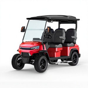 Voiturette de golf électrique 4 places, 4 passagers, tout-terrain, avec batterie au lithium, pour la chasse et les visites touristiques - Product Image 1