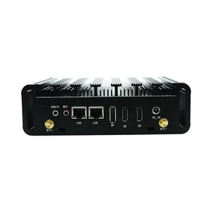 Fanless Pocket computer in-tel Pentiun gold 6405 J6426 2RSCOM three display DDR4 M.2 ssd BT5.0 desktop pc computer for business