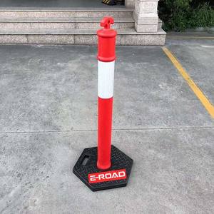 T-<span class=keywords><strong>top</strong></span> PE Base de goma de plástico Extraíble Reflectante Flexible Delineador de tráfico vial Poste de advertencia - Product Image 3