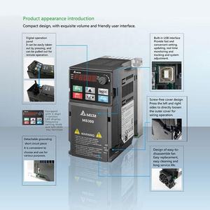 อินเวอร์เตอร์รุ่นใหม่ VFD M 15KW MS300 ซีรีส์ 15HP C2000 ตัวแปลงความถี่ MS300/MH300, MS300/MH300 Delta VFD MS300/MH300, MS300/MH300 - Product Image 4